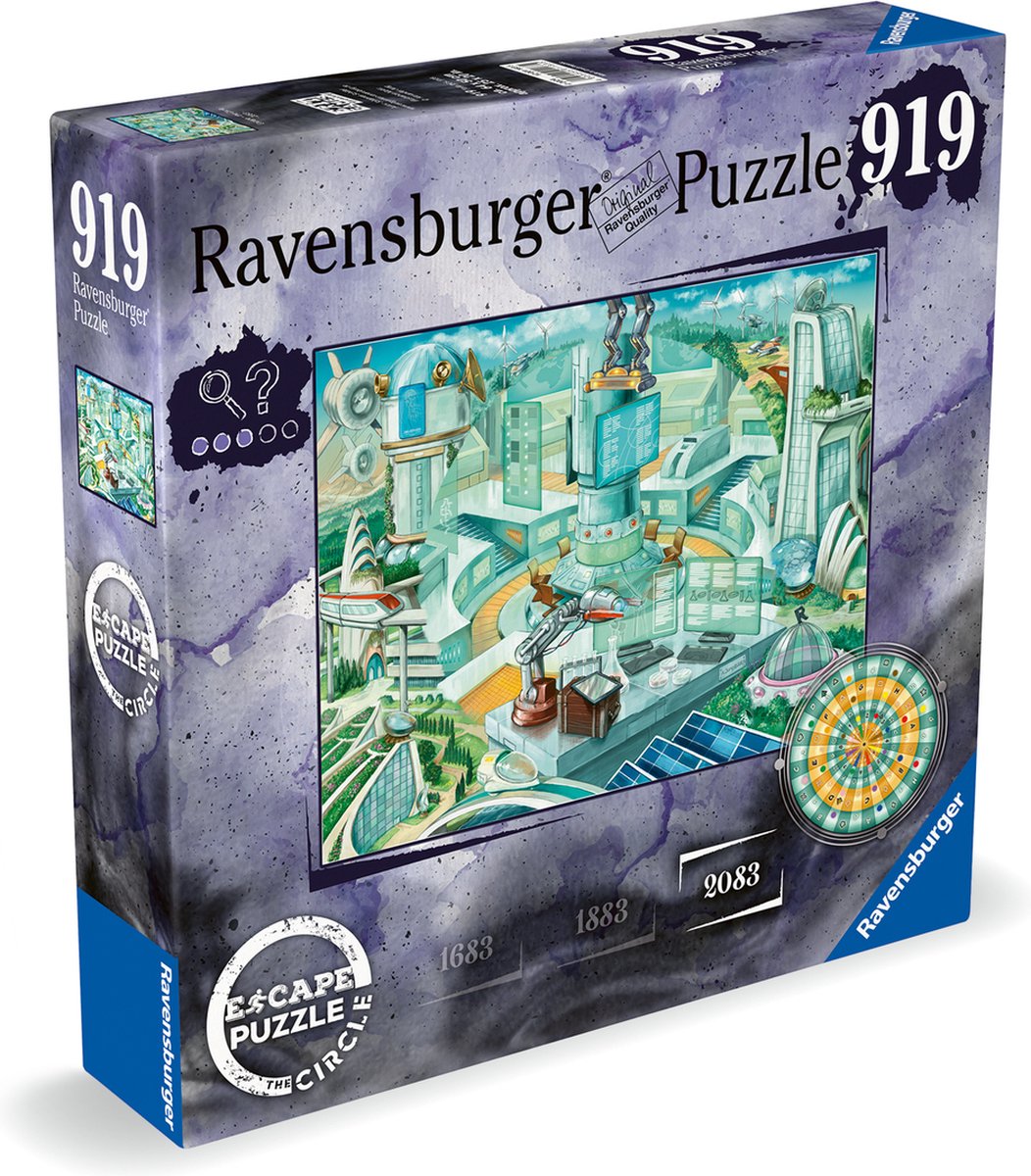 Ravensburger puslespil undslip cirklen anno 2083 - puslespil - 919 brikker