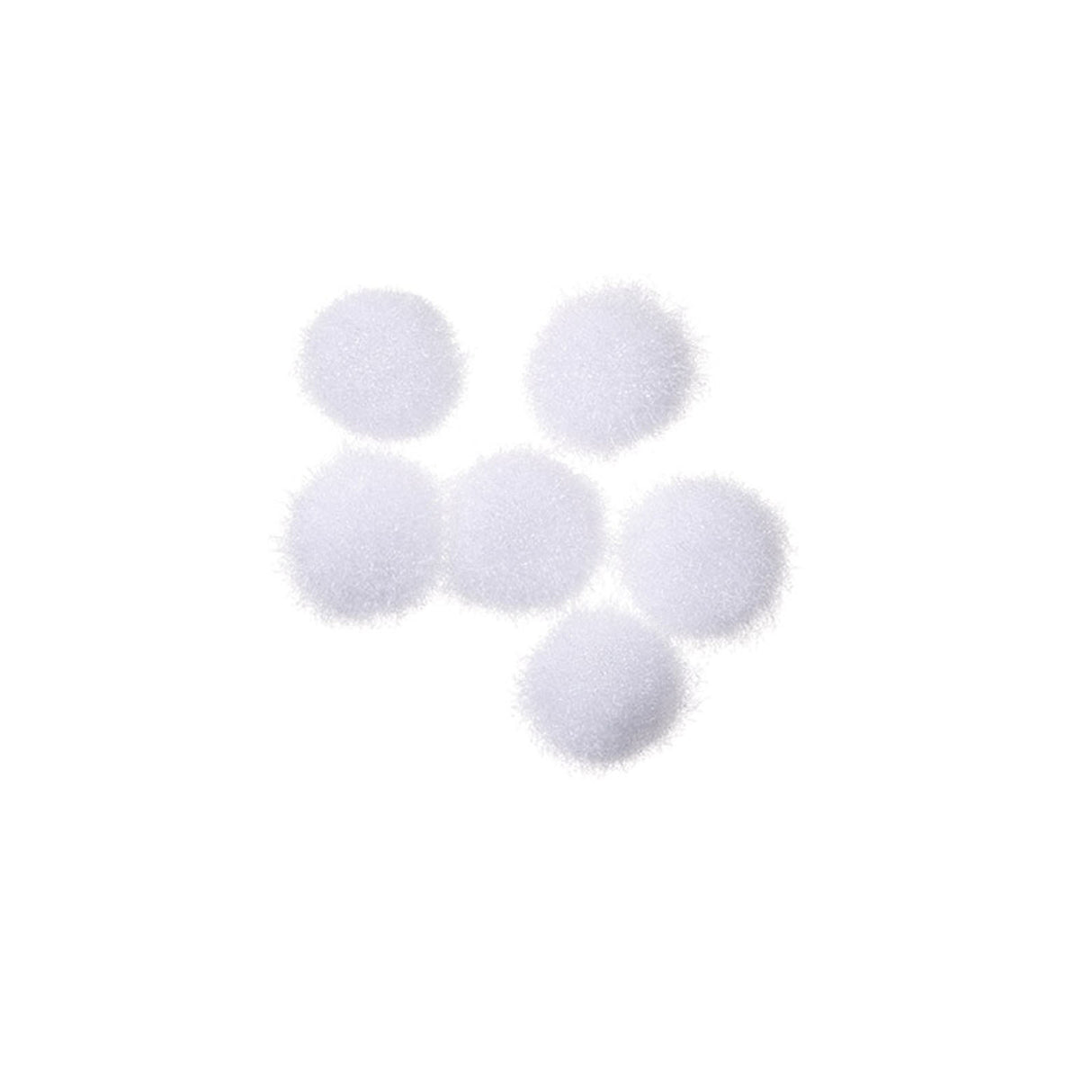 Darice • pom poms 5mm 40stk hvid
