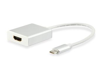 Udstyr 133452 USB Type C han-til-HDMI hun-adapter, 15 cm