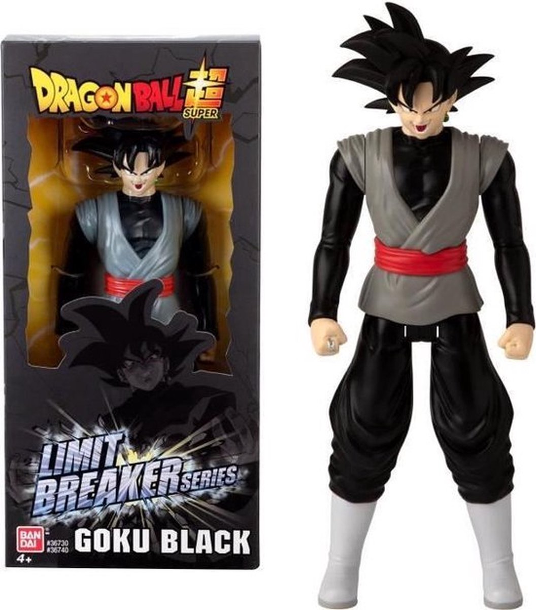 Bandai - dragon ball - kæmpe limit breaker figur - goku sort - 36740