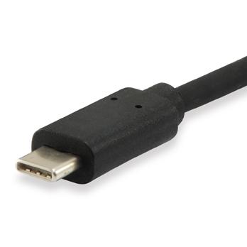 Udstyr 133467 usb type-c til displayport-kabel, han han, lige, 1,8 m, sort