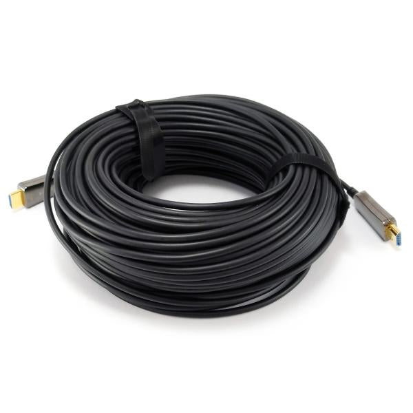 Udstyr 119430 hdmi 2.0 aktivt optisk kabel, hdmi type a -> hdmi type a 3d, 18 gbit s, 30m, sort