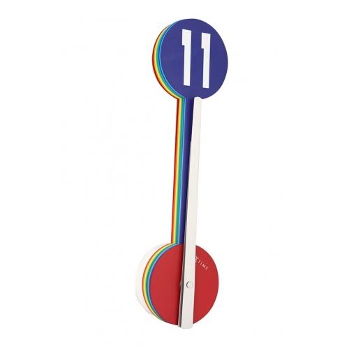 Næste ur 2995di farveguide, ø 60 cm, væg, flerfarvet