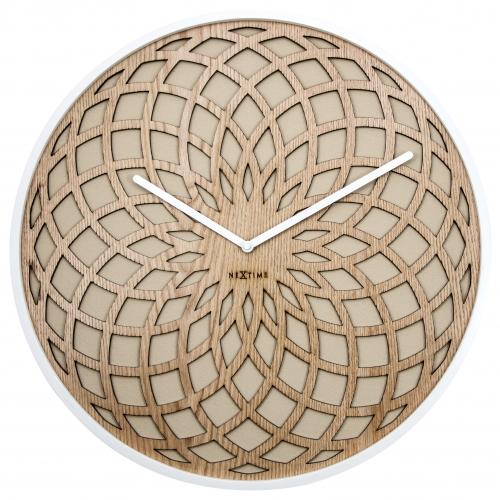 Nexttime ur 3150be sun small, ø35 cm, wall, beige