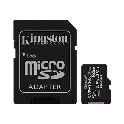 Kingston Canvas Select Plus MicroSD -kort 64 GB