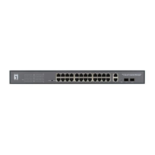 Levelone GEP-2841 28-ports Web Smart Managed Switch, L2, Gigabit Ethernet, Power over Ethernet (POE)