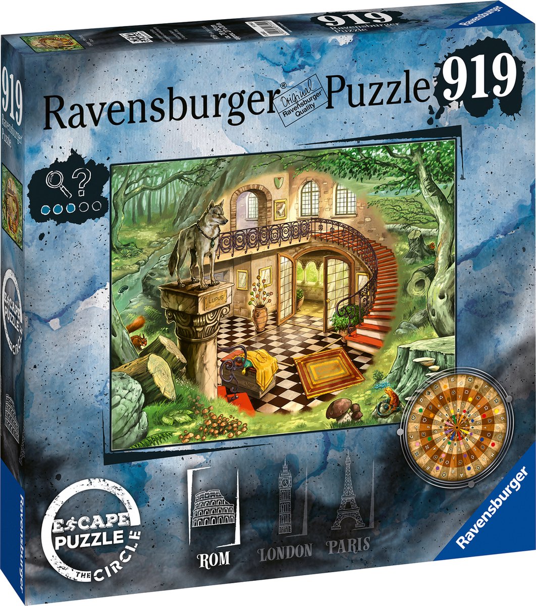 Ravensburger undslippe cirkelpuslespillet Rom - puslespil - 920 brikker
