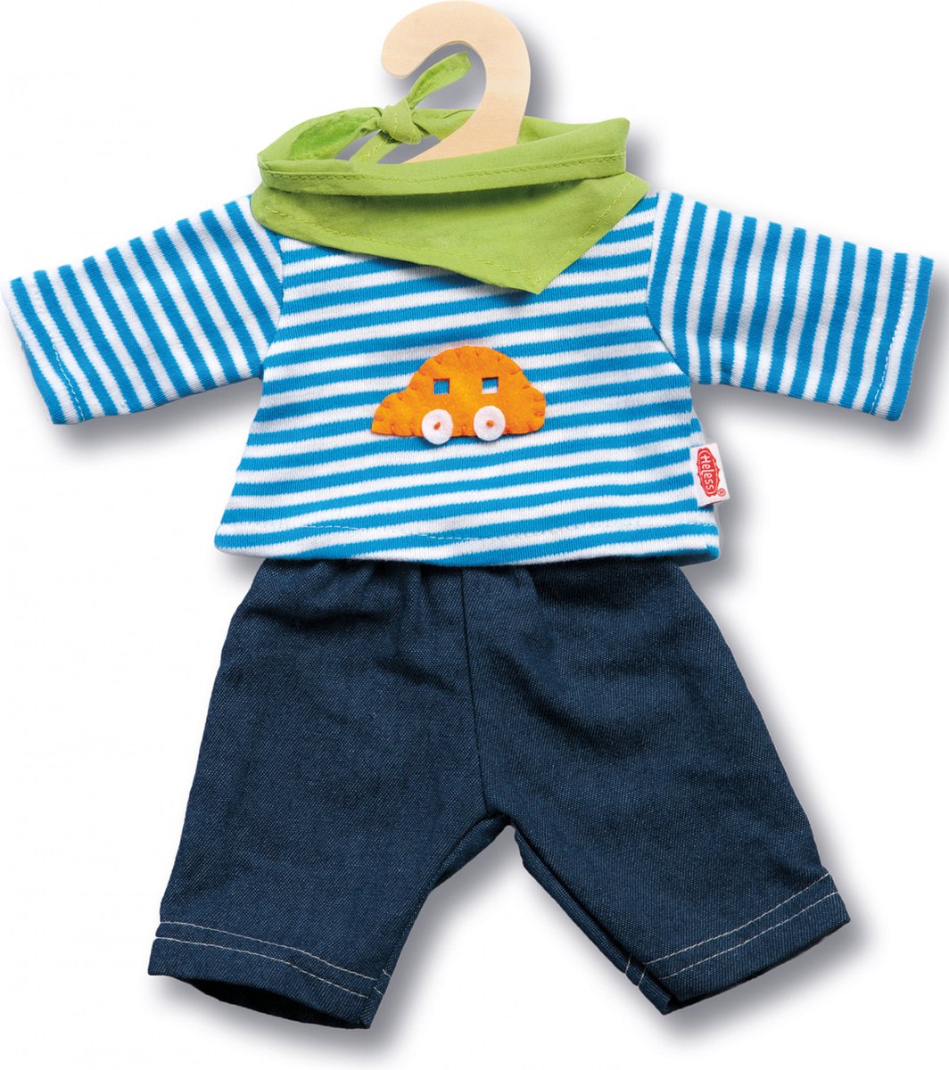 Heless dukke outfit dreng, 28-35 cm