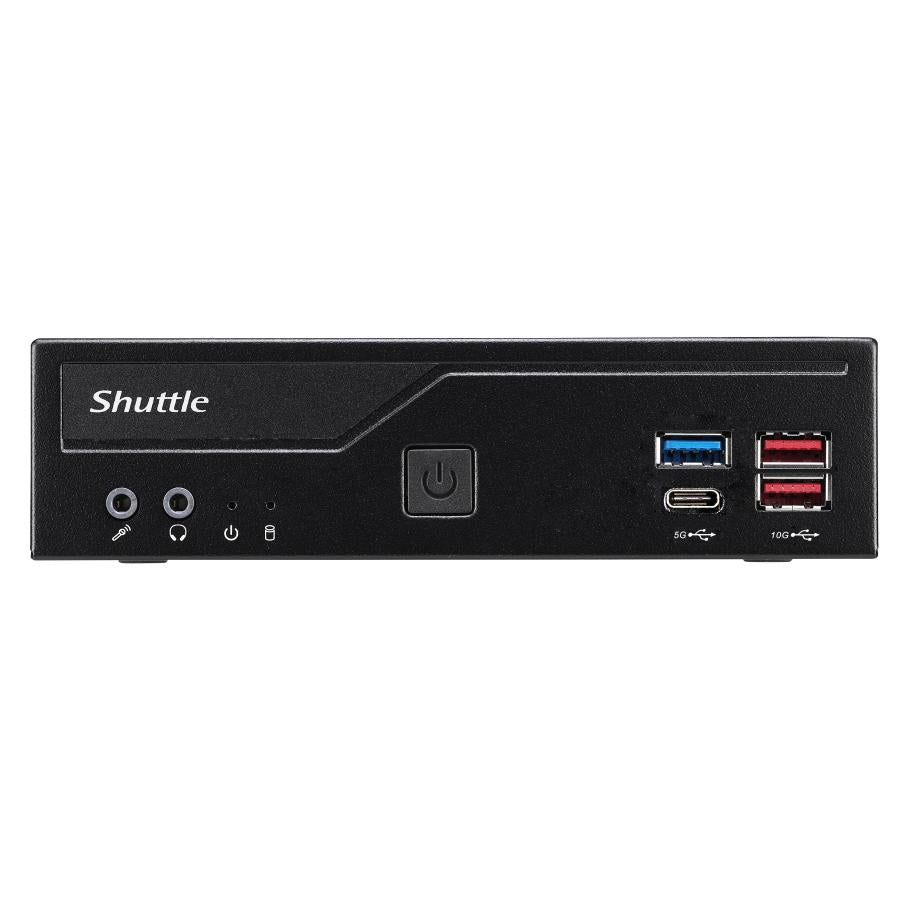 Shuttle dh770 mini pc barebone, 1,35l, lga 1700, intel h770, ddr5-sdram, 2x 2,5g lan, 2x m.2, 24 7
