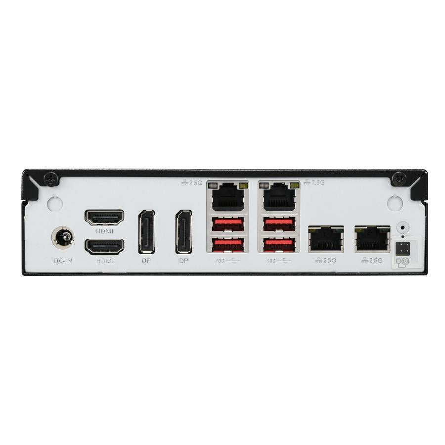 Shuttle dn11h7 slim ai pc, intel core ultra 7 155h, intel arc-grafik, ddr5, hdmi, dp, 4x 2,5g lan