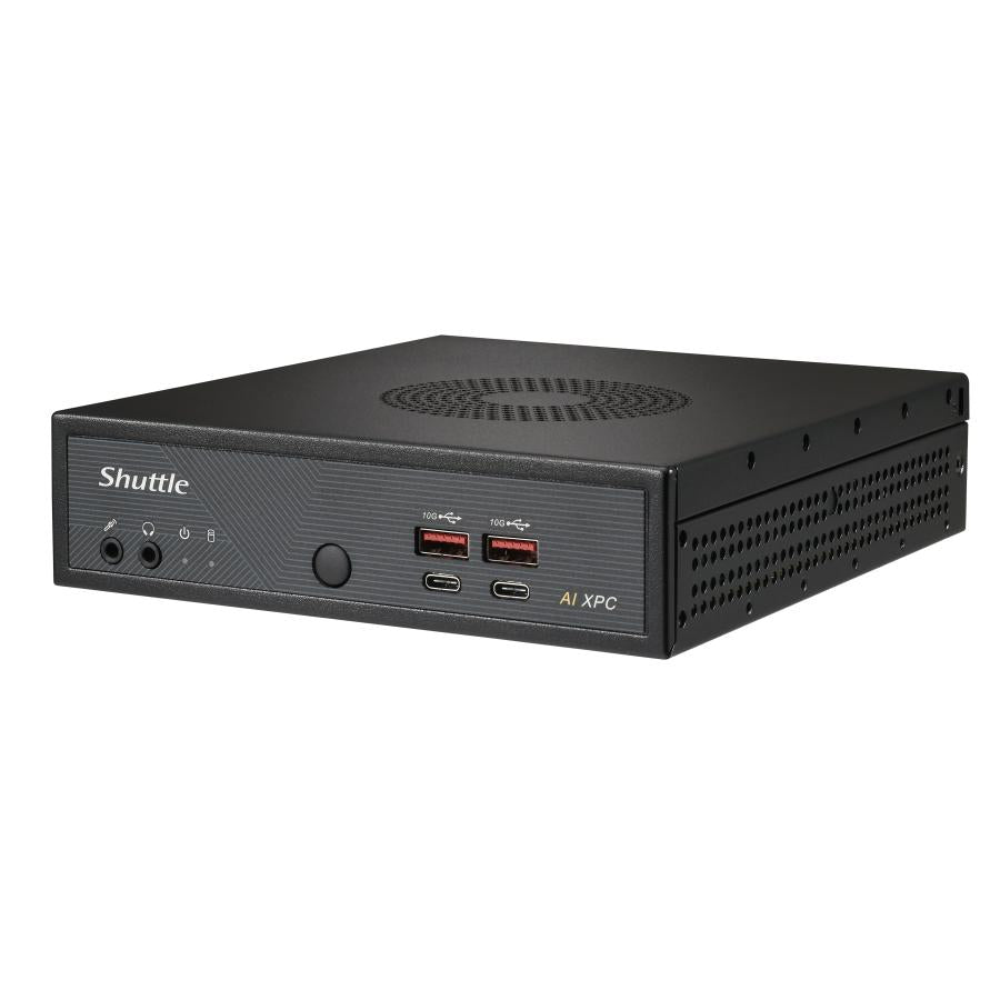 Shuttle dn11h7 slim ai pc, intel core ultra 7 155h, intel arc-grafik, ddr5, hdmi, dp, 4x 2,5g lan