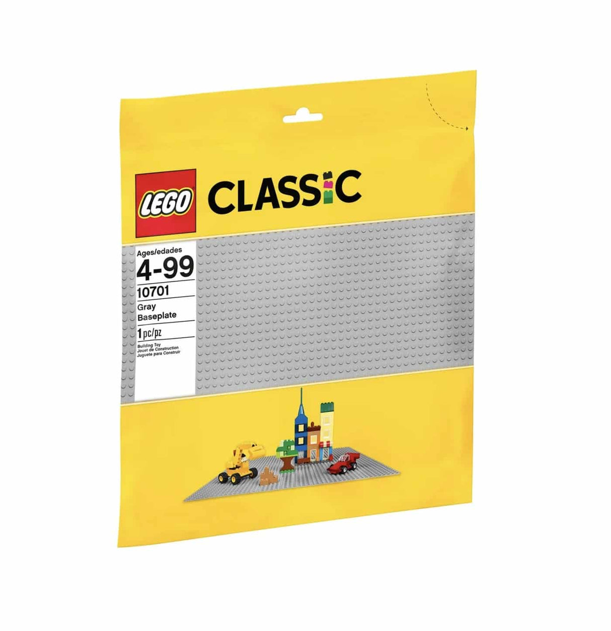 Lego classic - 10701 stor grå bundplade