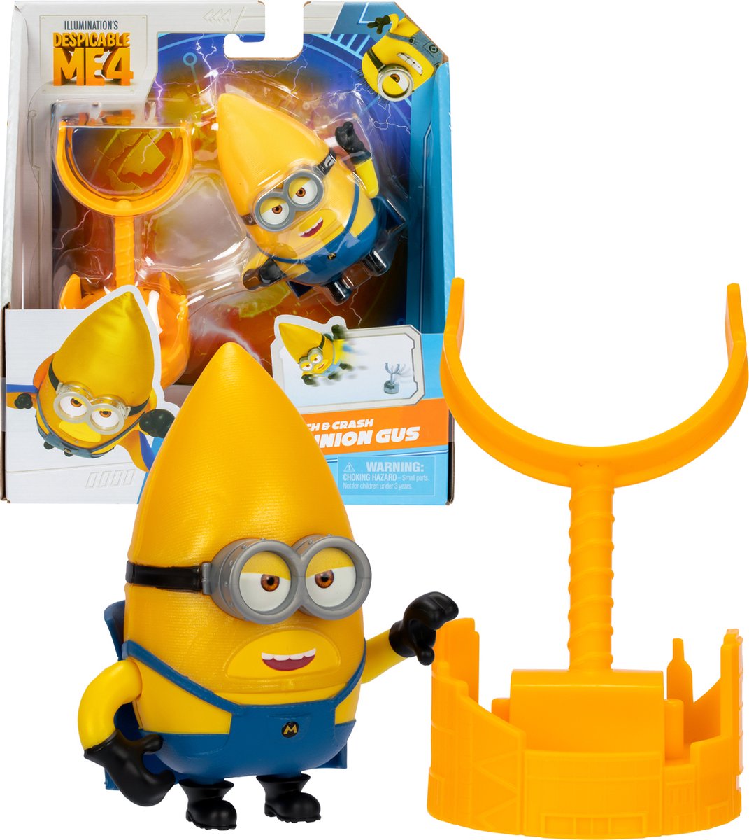 Moose toys despicable me 4 - launch crash mega minion gus - actionfigur