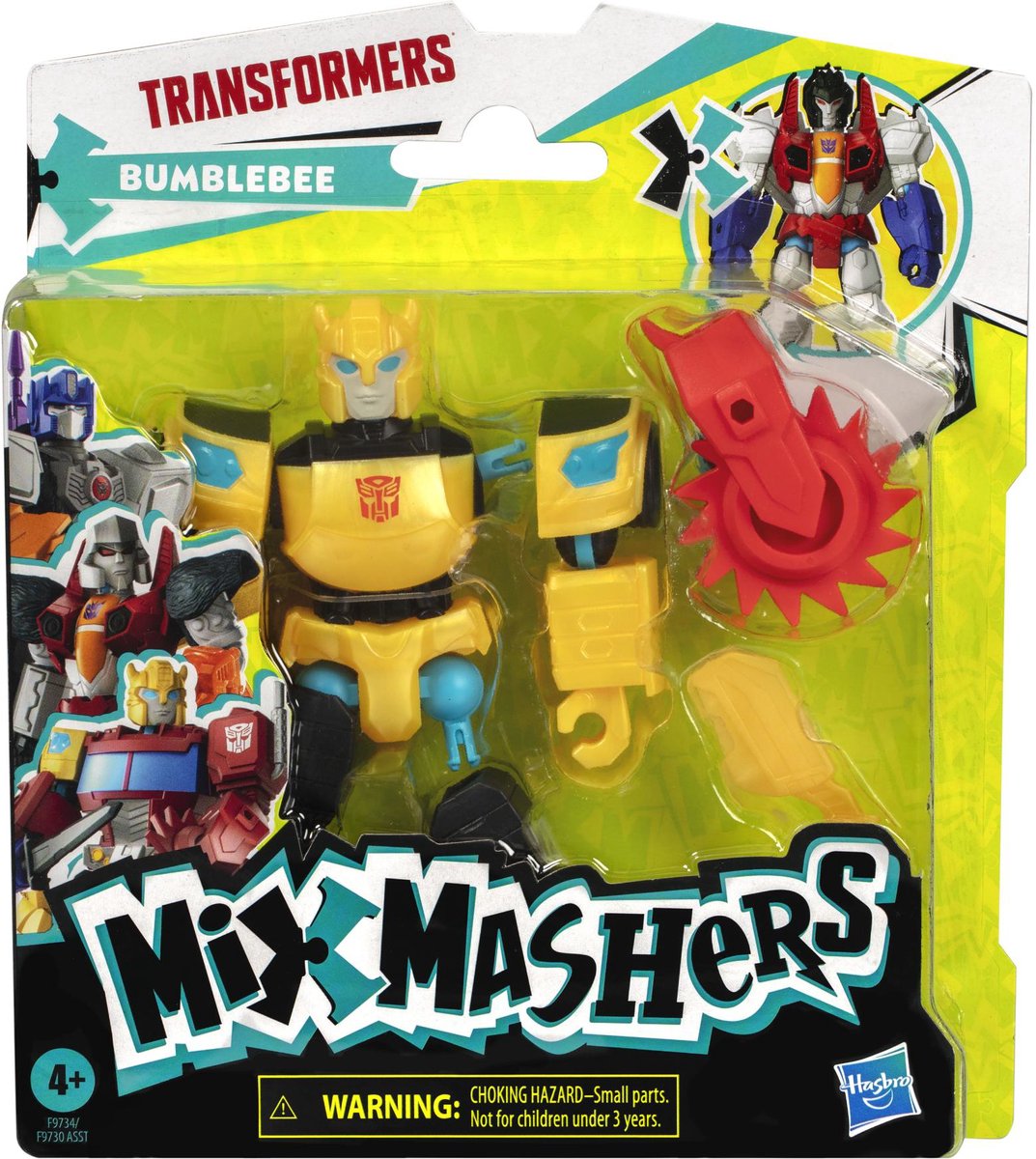 Hasbro transformers actionfigur humlebi mixmashers 12 cm legetøj.
