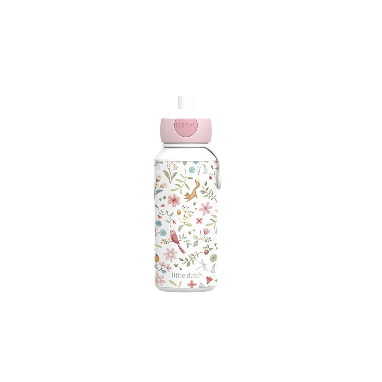 Mepal pop-up drikkeflaske campus little dutch - 400 ml - lukker godt - drikkekop til børn - fe vidundere