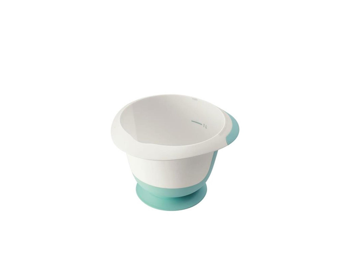 Keeper røreskål 1,5l med sugekop ã˜20x13cm hvid aqua