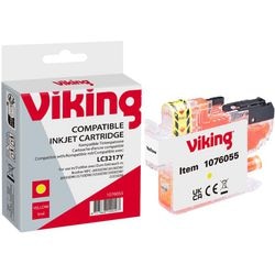 Inktcartridge viking compatibel brother lc-3217y geel