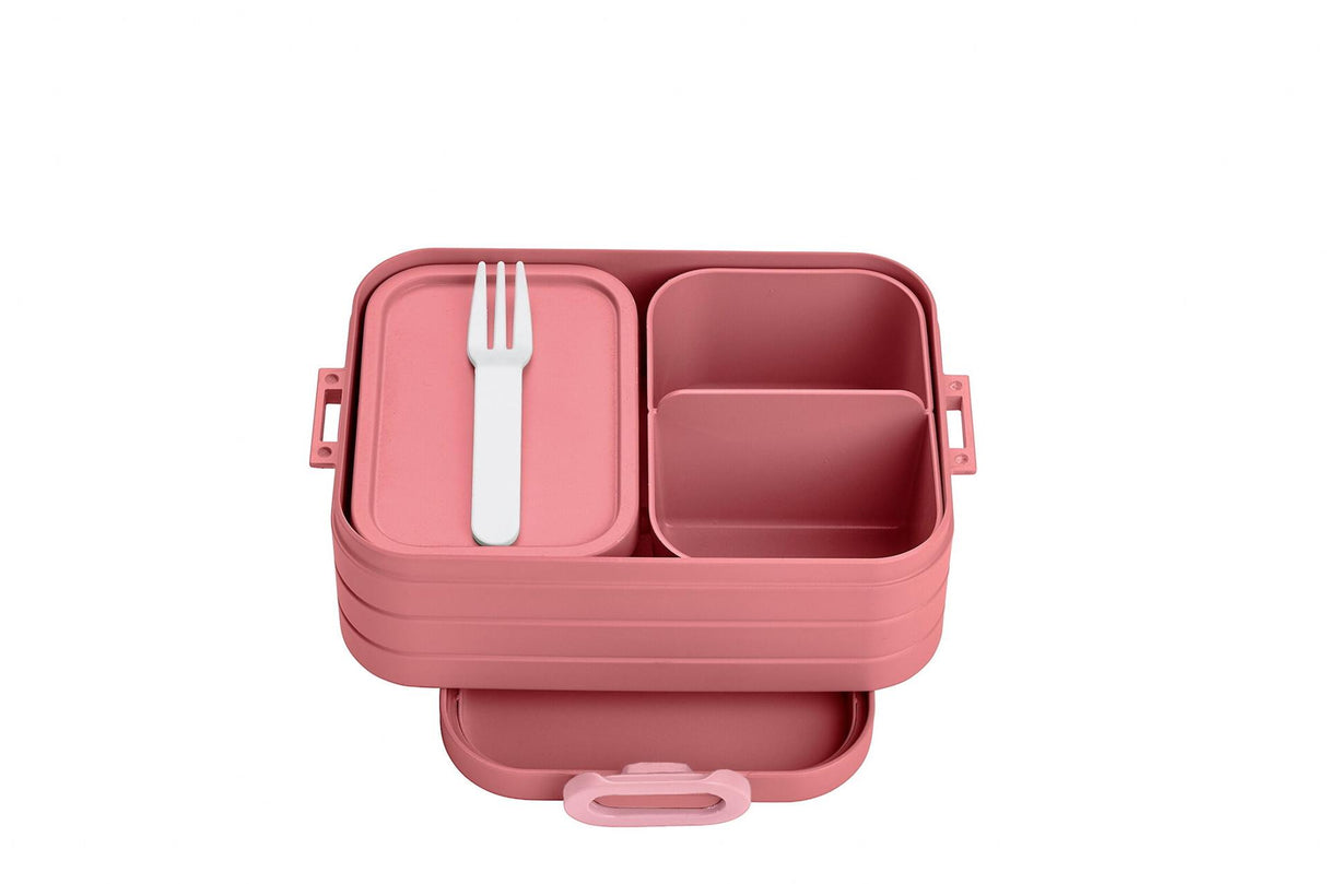 Mepal bento madpakke midi - brødspand - 4 sandwich - levende lilla