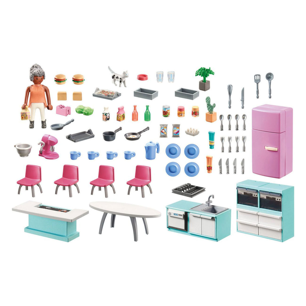 Playmobil my life køkken med spiseplads - 71609