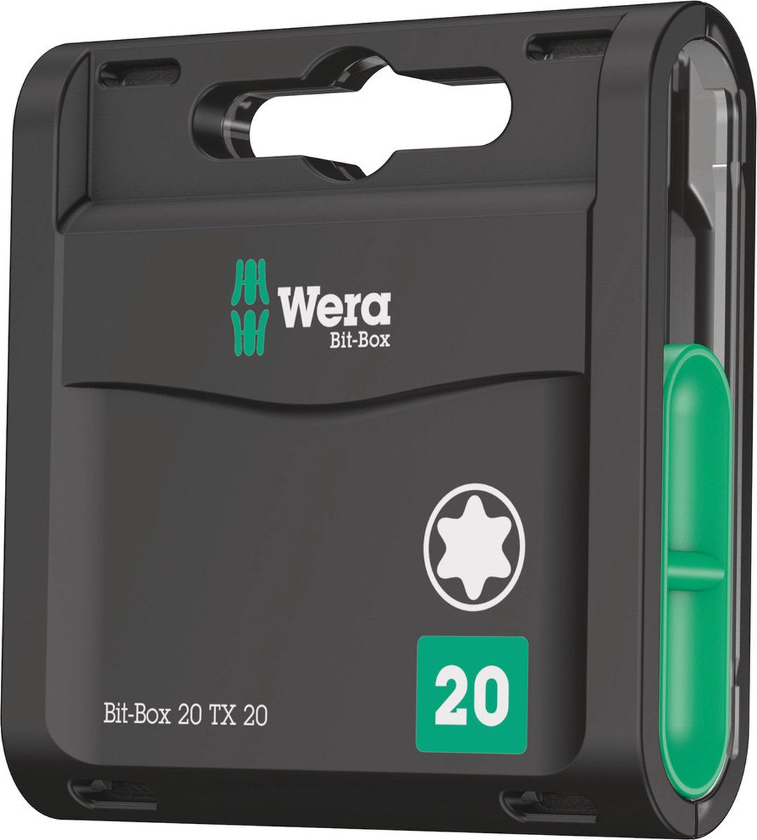 Wera 05057770001 bitboks 20 tx 20-delt bitsæt - torx - t20