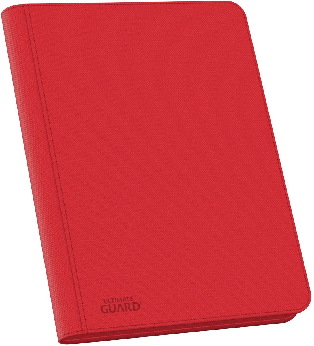 Ultimate guard zipfolio 360 18-lommers xenoskin - rød
