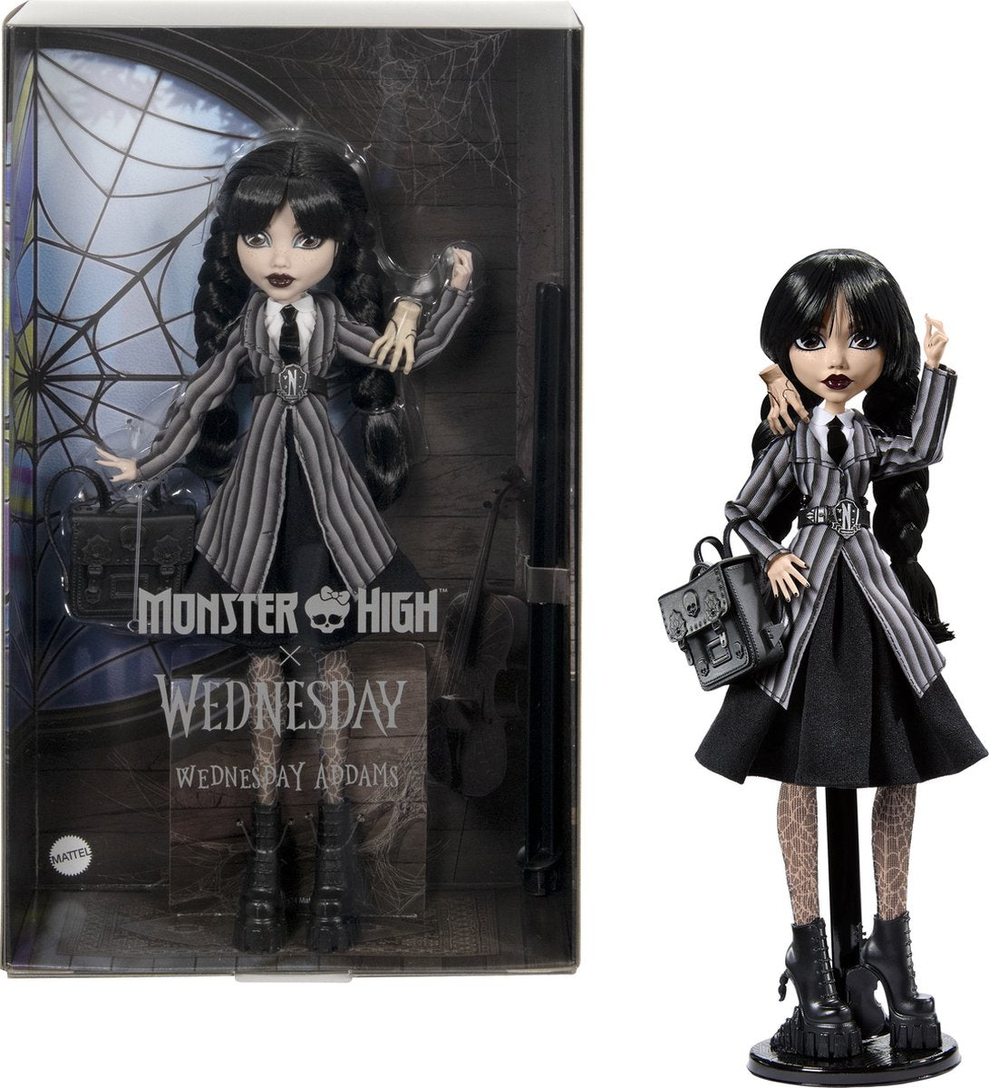 Monster High Wednesday Addams - modedukke