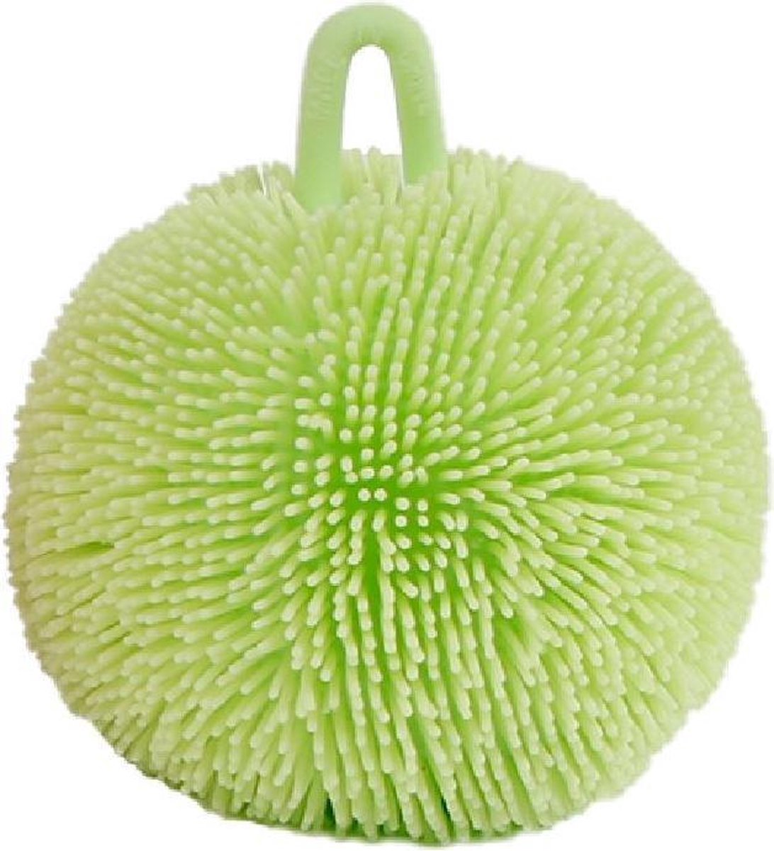 Van mane squeeze ball fluffy junior 9 cm silikonegrøn