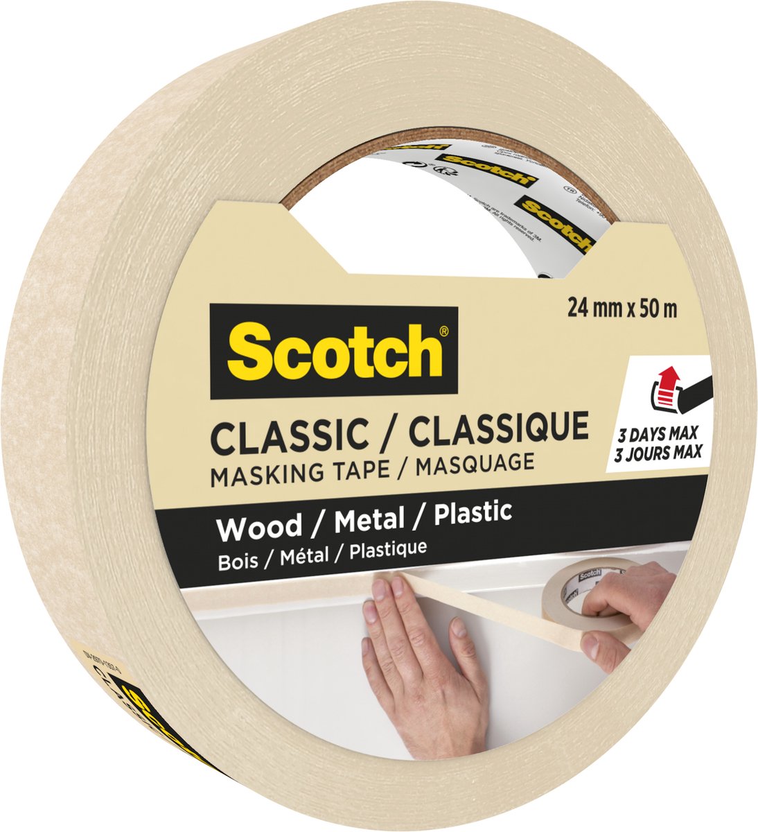 Scotch malertape klassisk 24mmx50m beige