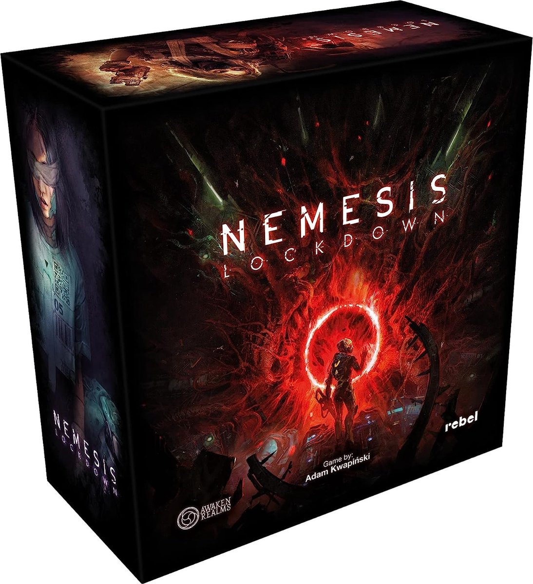 Awaken realms nemesis: lockdown - brætspil - engelsk -