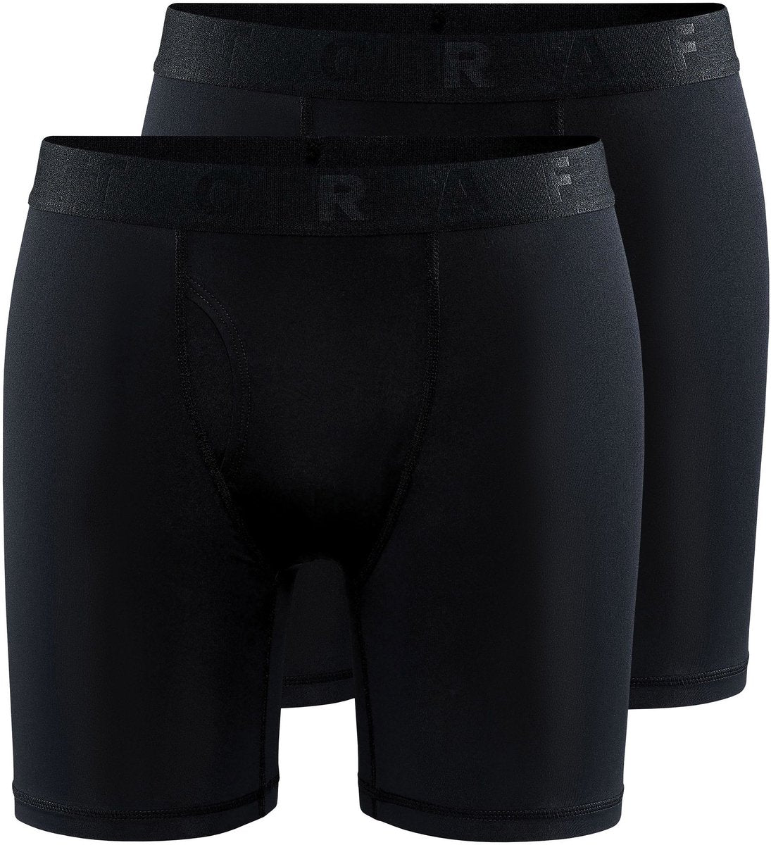 Craft active boxer 6-tommer 2-pack herre sportsunderbukser - sorte