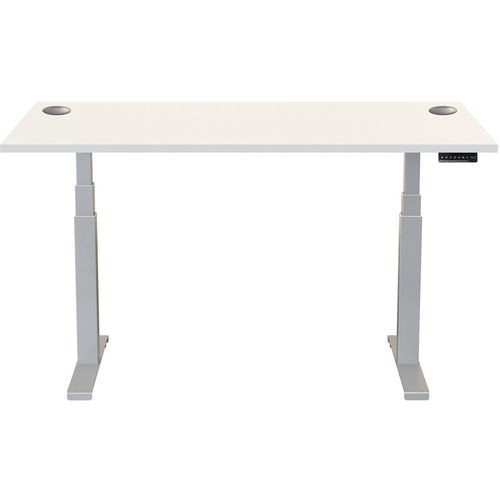 Sidde-stå skrivebord fellowes 9770501 hvid