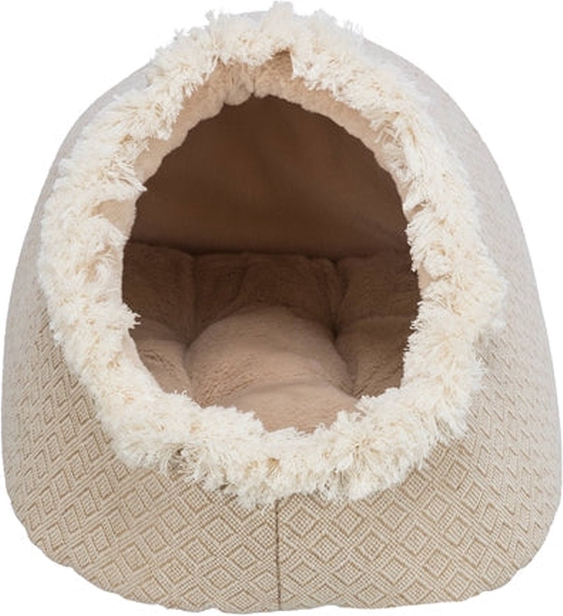 Trixie kattekurv igloo boho beige