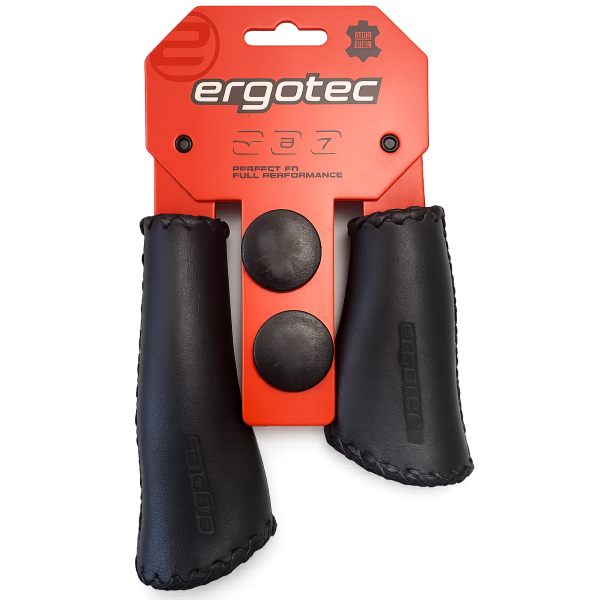 Ergotec håndterer monaco læder lang kort sort