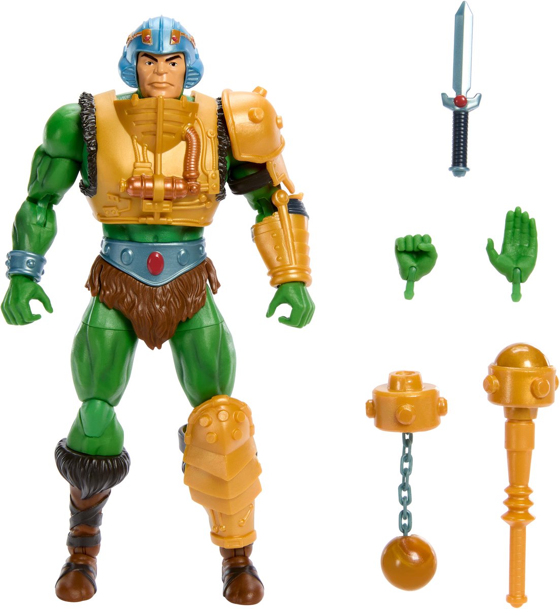 Mattel masters of the universe masterverse vintage kollektion actionfigur man-at-arms 18 cm actionfigur