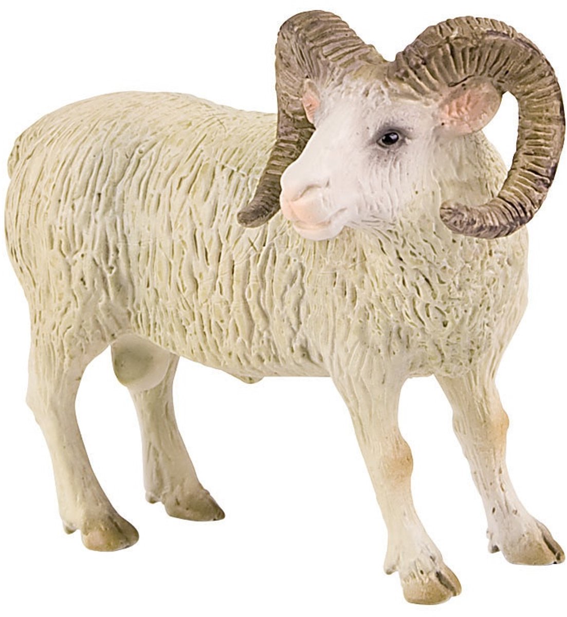 Bullyland 62290 – legefigur og samlerfigur vædder – ca. 7 cm – naturtro og detaljeret design – ideel som pædagogisk legefigur, kagepynt eller lille gave til børn fra 3 år.