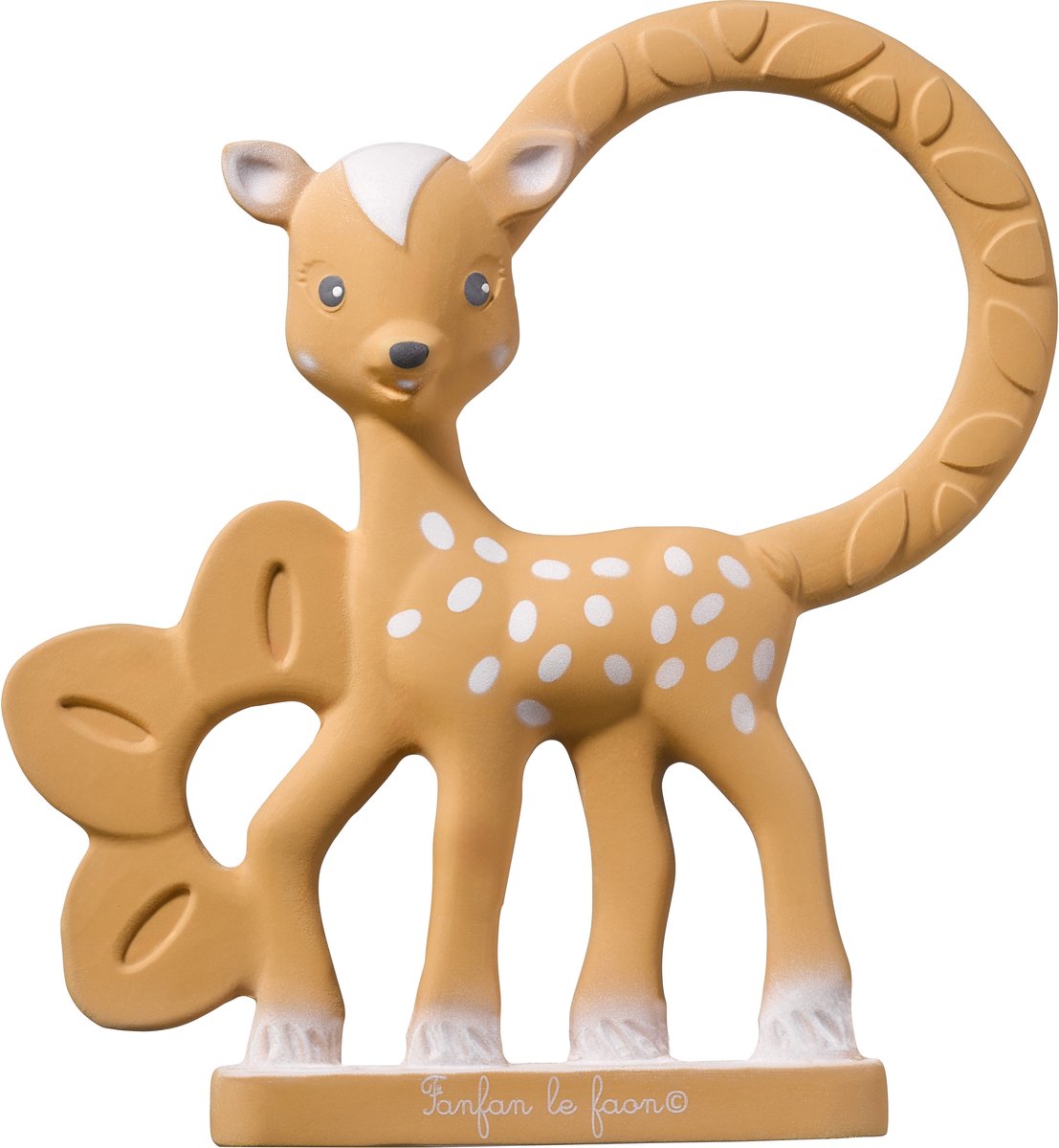 Sophie the giraffe fanfan hjortebideringen – naturgummi – bløde reliefoverflader til tandkød – nem at gribe – velegnet fra 0 måneder