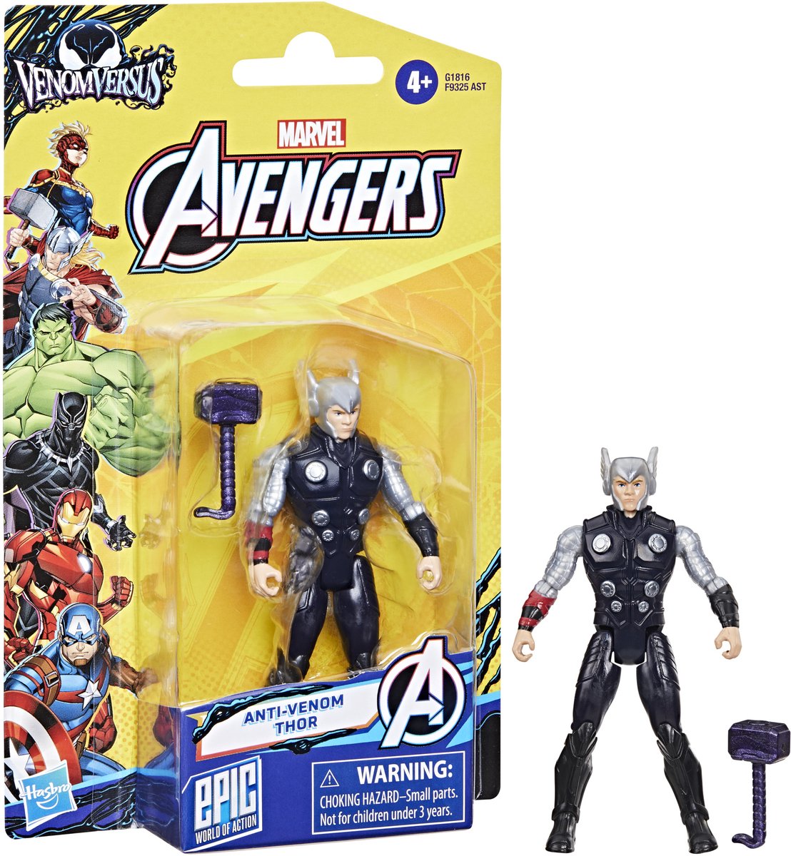 Marvel Avengers Venomversus Epic World of Action Anti-Venom Thor - actionfigur