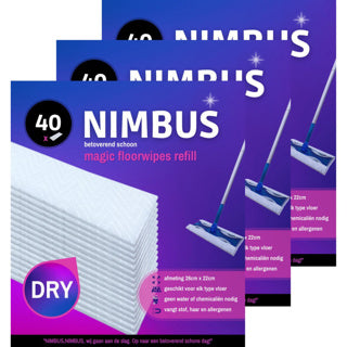 Nimbus magiske gulvklude refill 120 stk