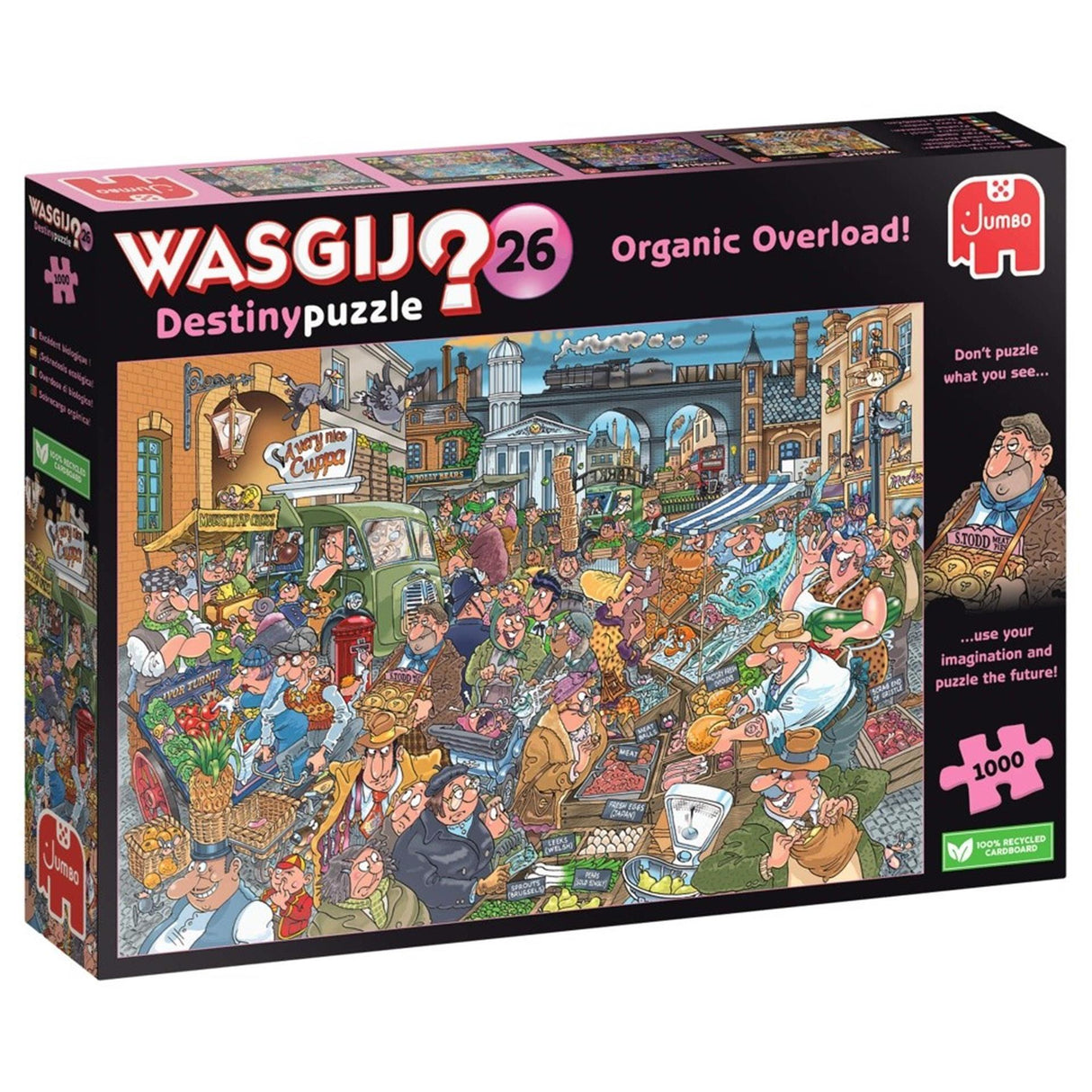 Jumbo wasgij destiny 26 puslespil - sprængfyldt med bio!, 1000 stk.