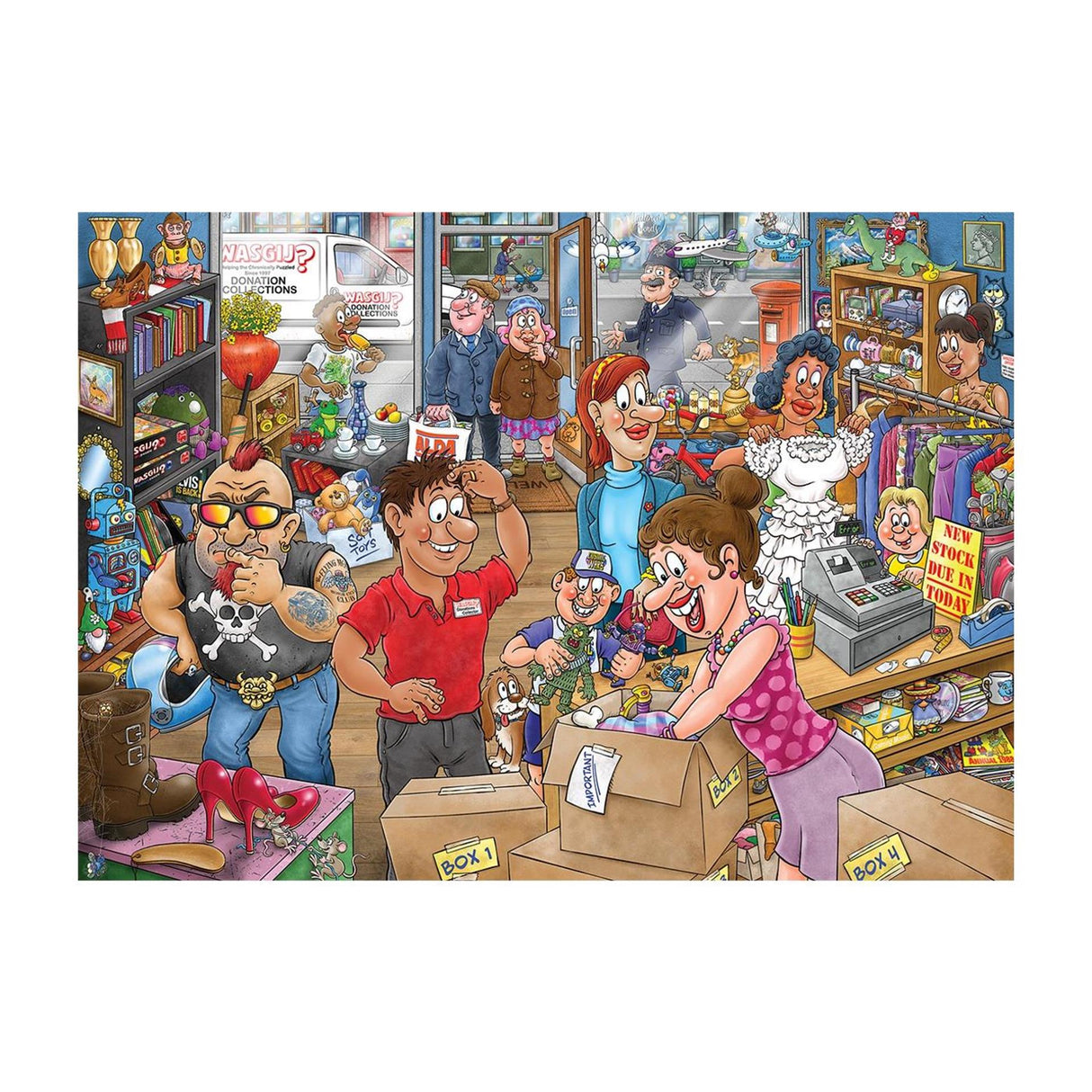 Jumbo wasgij mystery 29 - donationsdebacle! - 1000 stk.