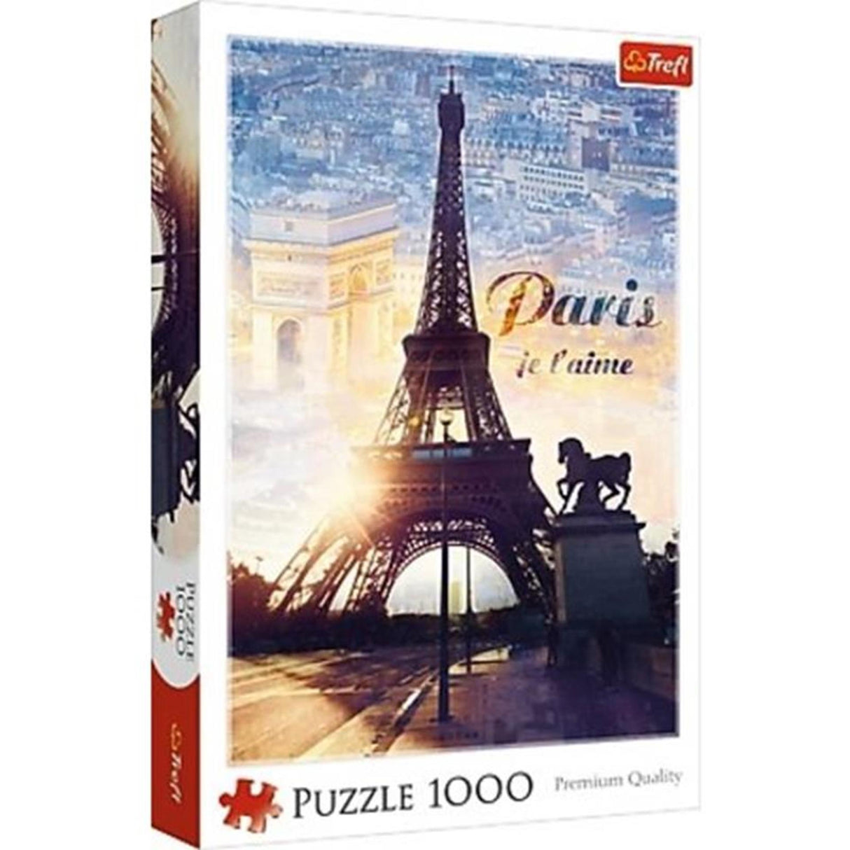 Puslespil Paris ved solopgang 1000 brikker