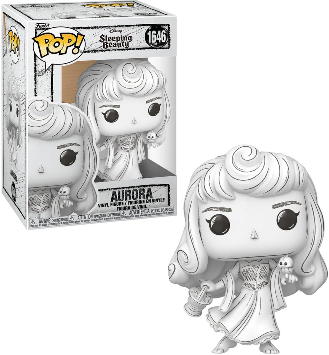 Funko pop! disney skitseret - aurora #1646