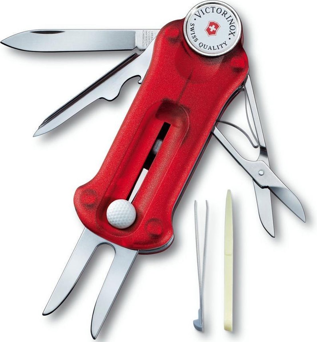 Victorinox golfværktøj blå gennemsigtig 10 funktioner