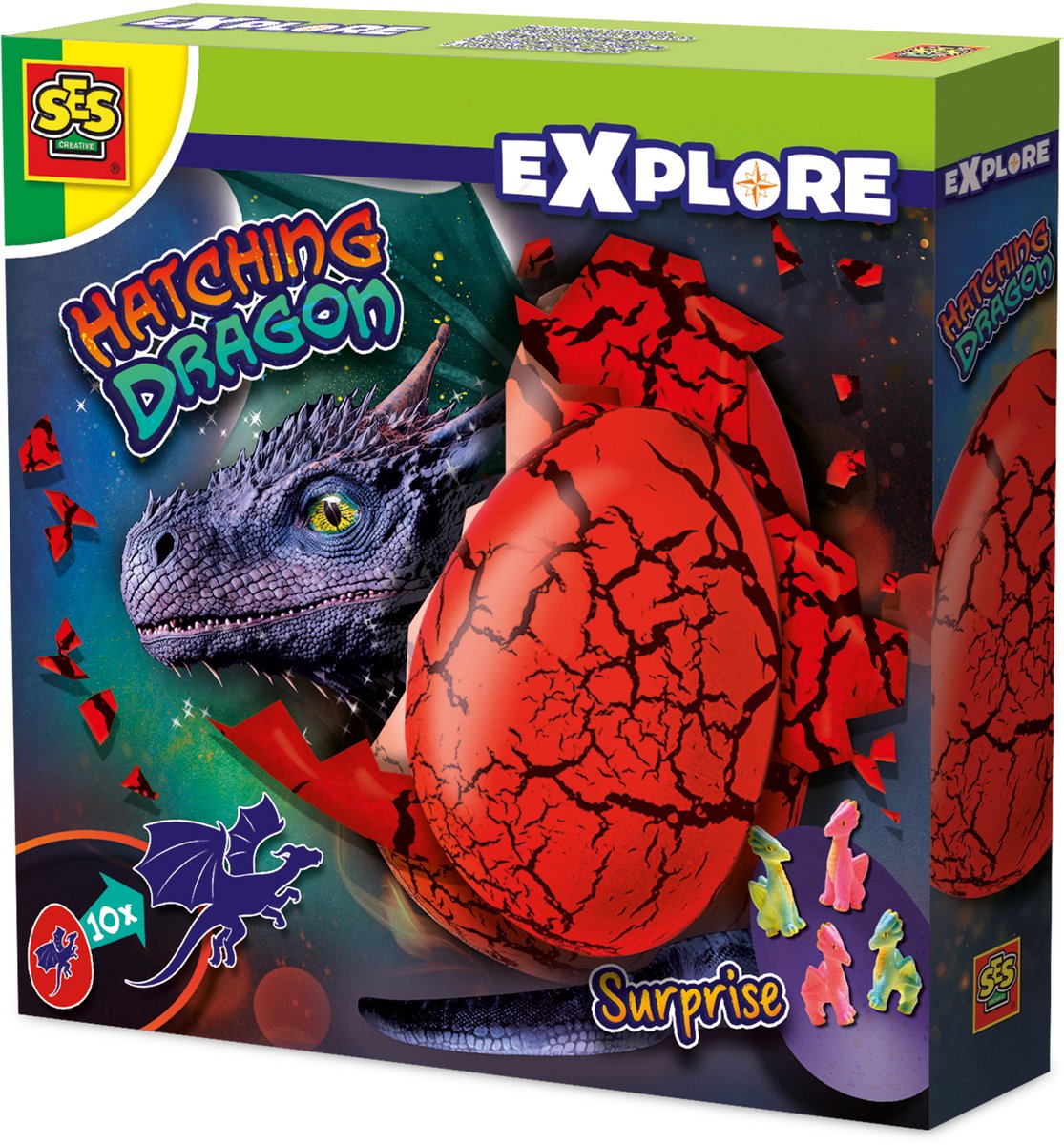Ses kreative ses udforske dragon hatching