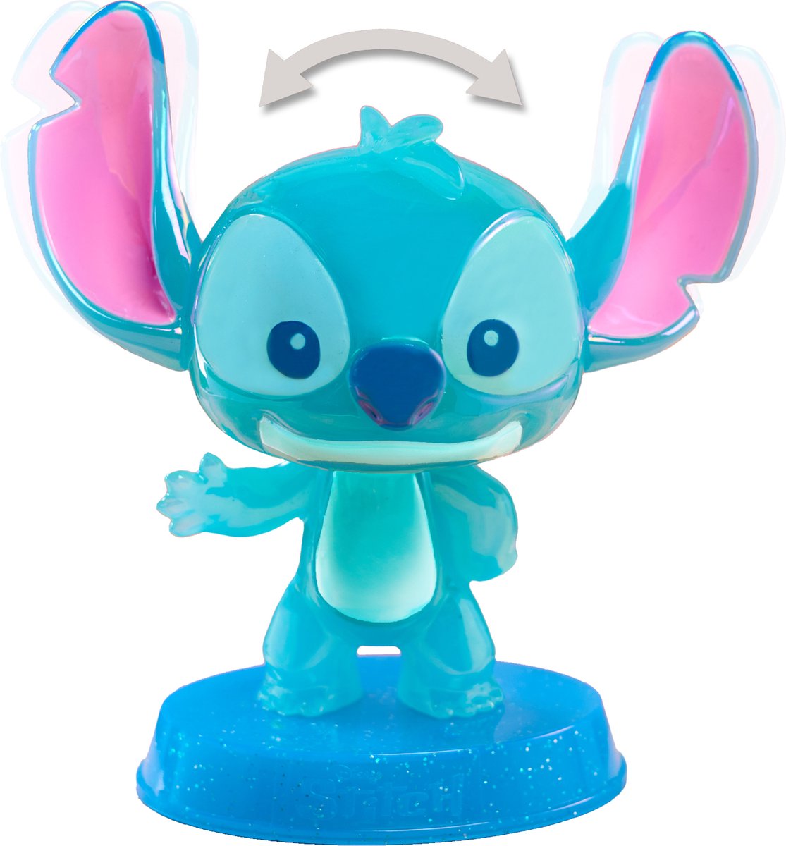 Bare spil Disney sting - stort vaklende hoved samleobjekt figursøm blå