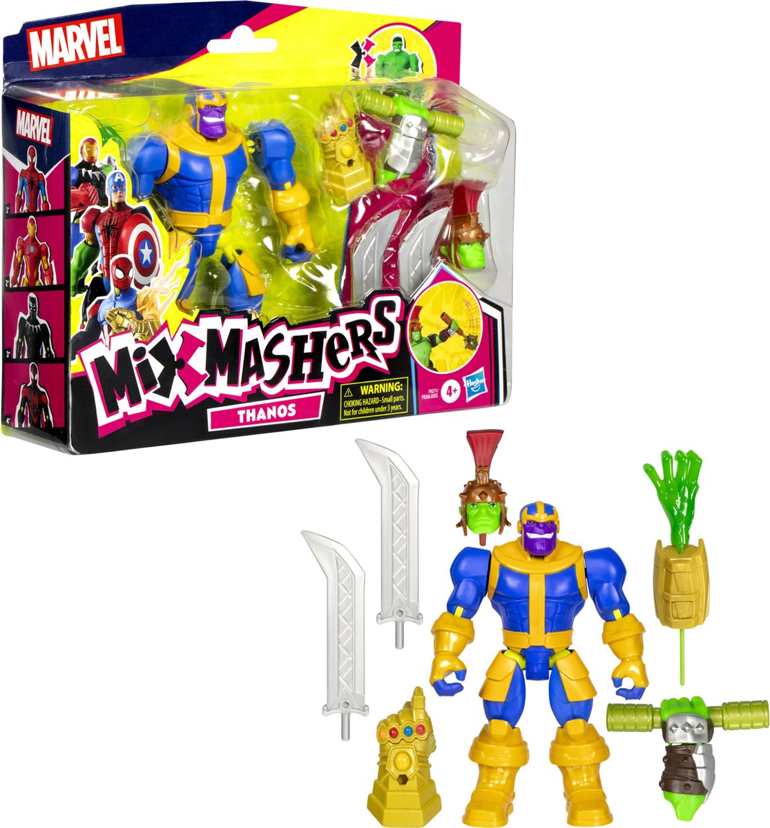 Hasbro avengers actionfigur mixmashers deluxe thanos marvel legetøj.