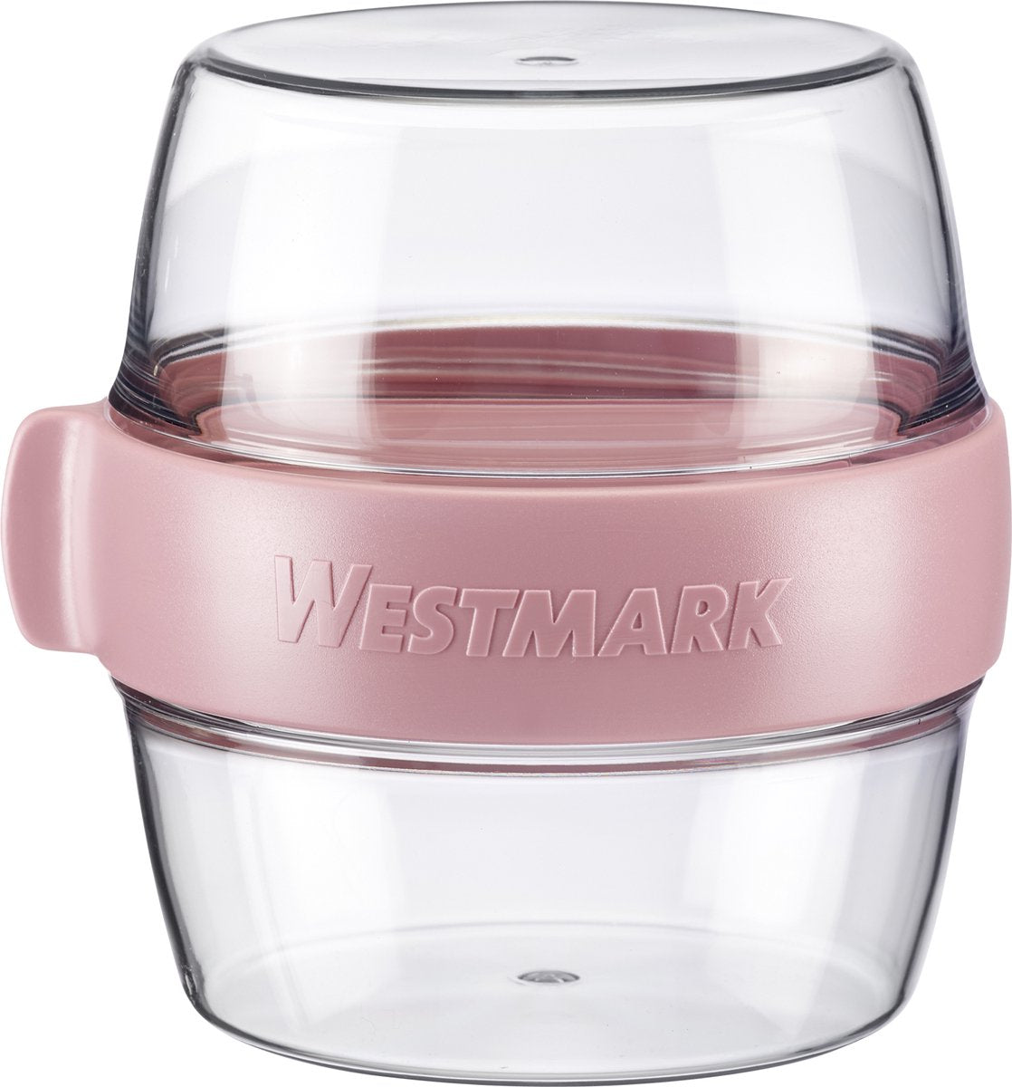 Westmark pocketbox maxi, praktisk tage-med dåse, ideel til yoghurt, frugt, grøntsager, snacks, 700 ml (2 x 350 ml), BPA-fri, pink