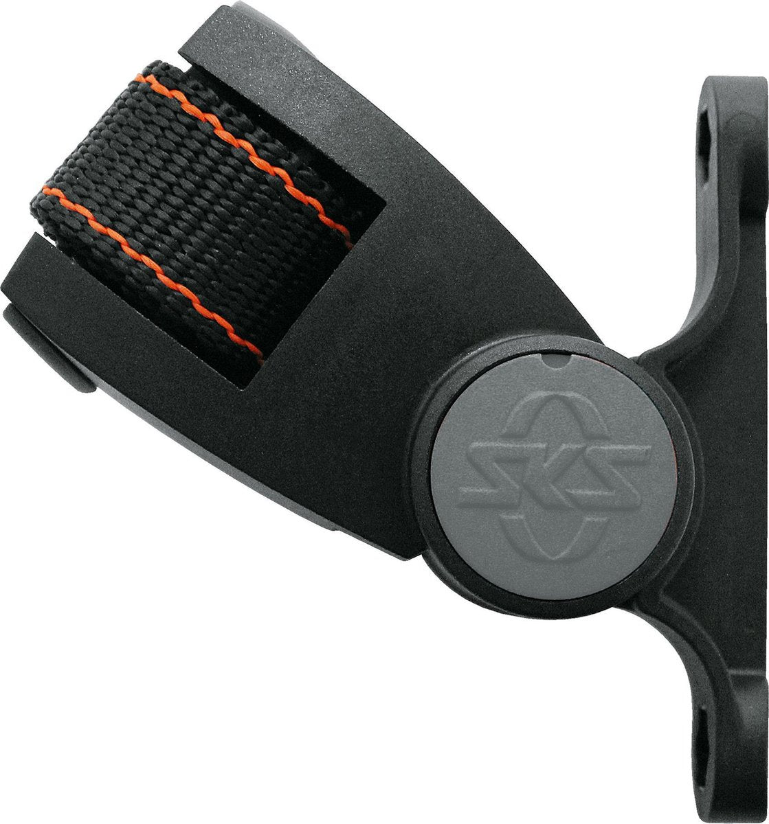 Sks flaskeholderadapter - quick release - mat sort - fleksibel og justerbar