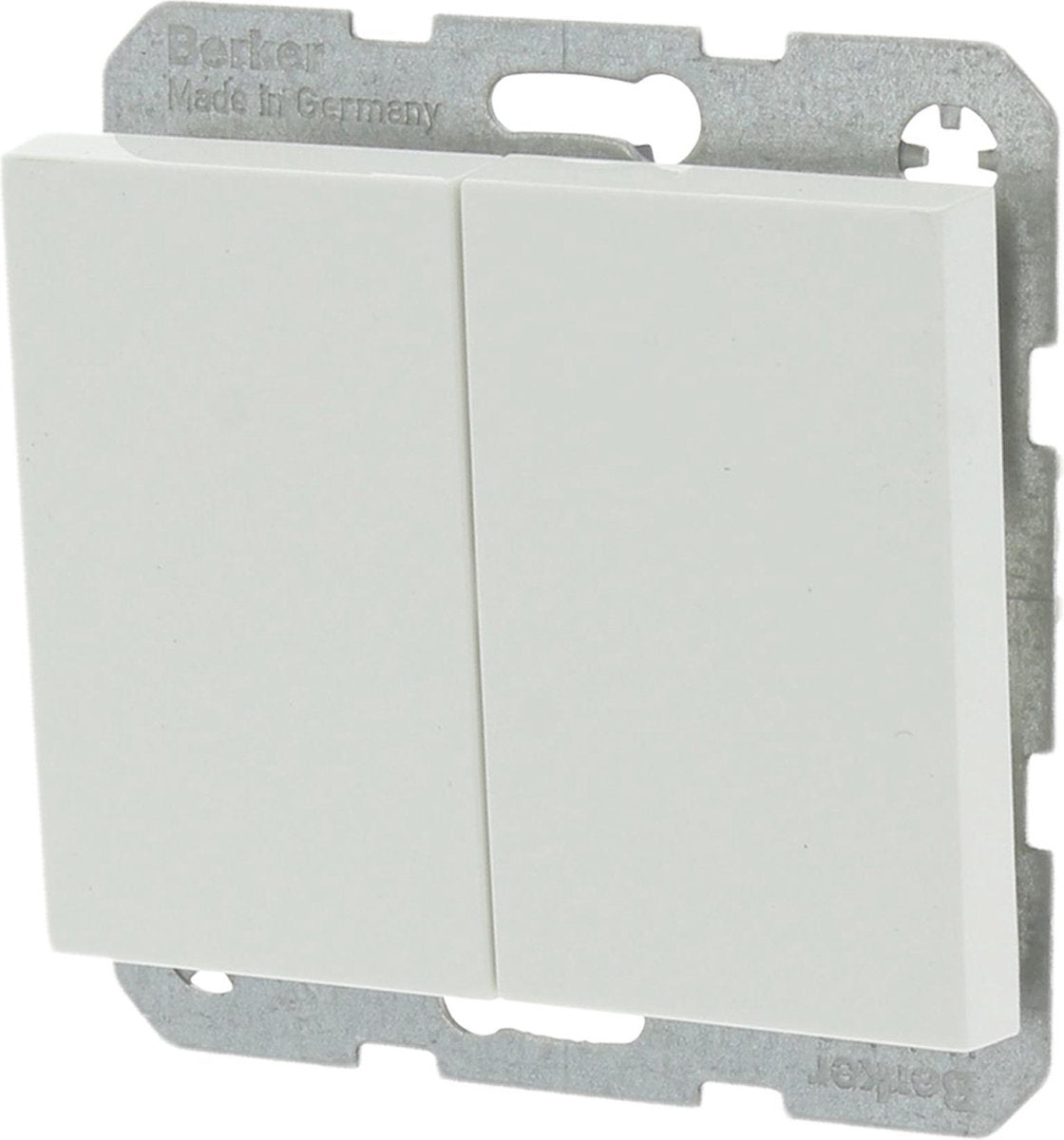 Berker k1 switch indbygget switch - polar hvid