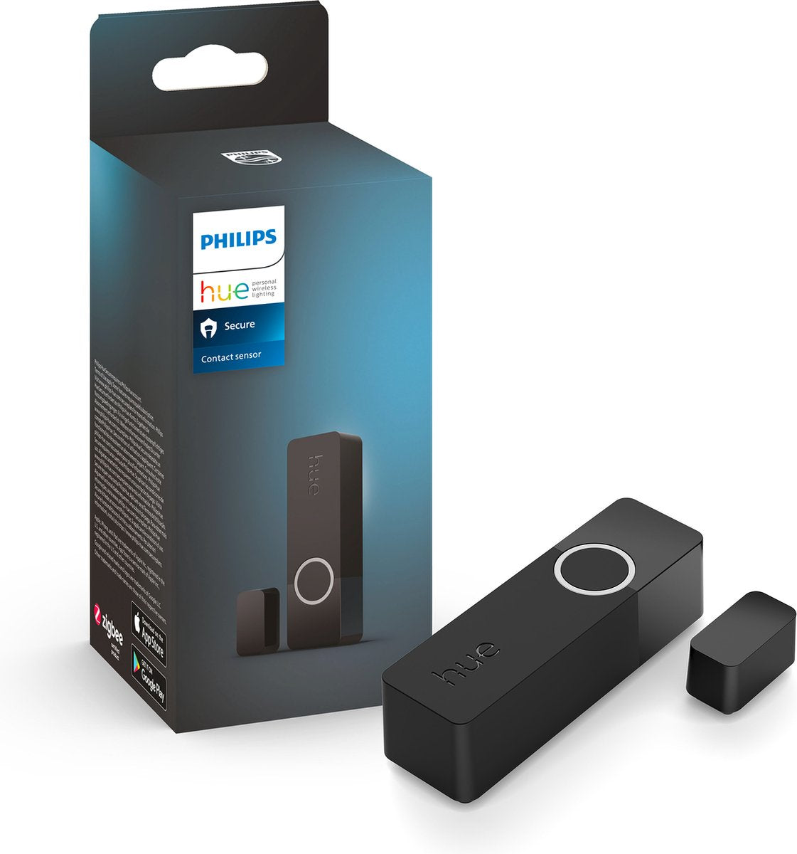 Philips hue secure contactsensor - zwart - 1-pack